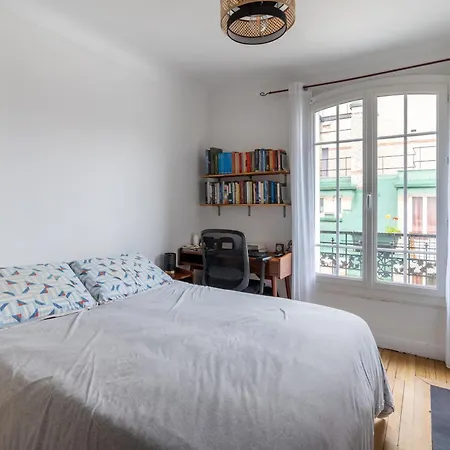 Chic 1bd With Balcony Picpus Daire *